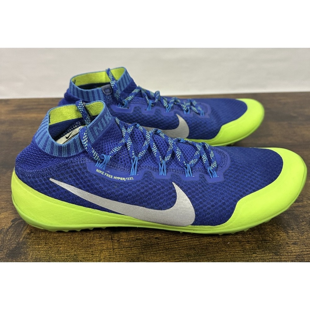 Nike Free HyperFeel Trail Running Shoes Mens Size 11.5 Sneakers 616247-403 Blue - Picture 4 of 11